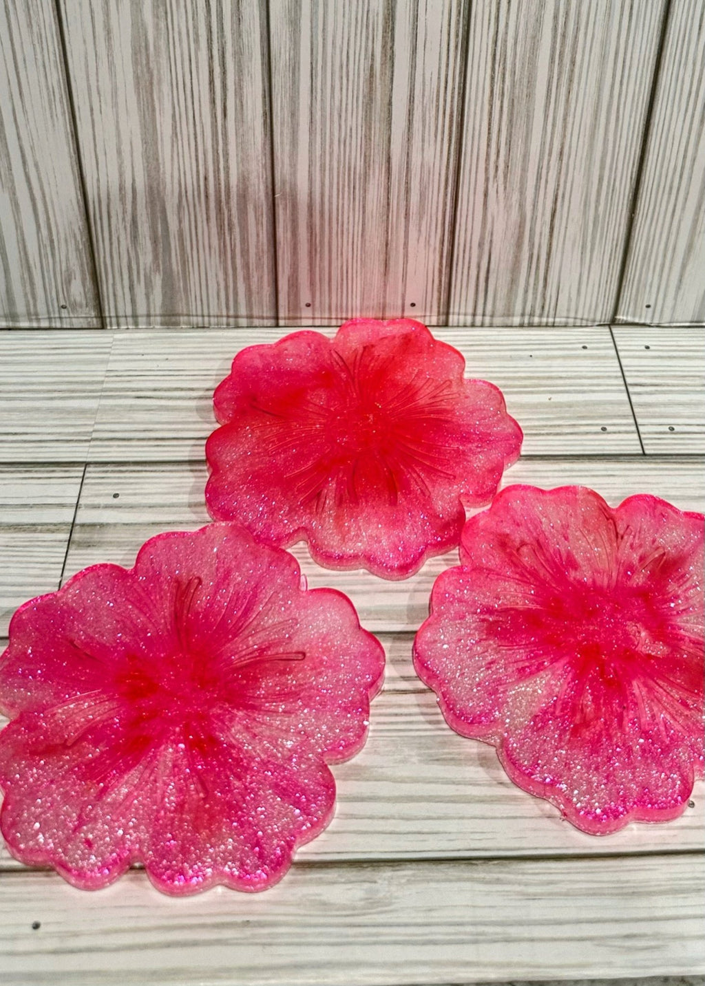 Flower Coasters