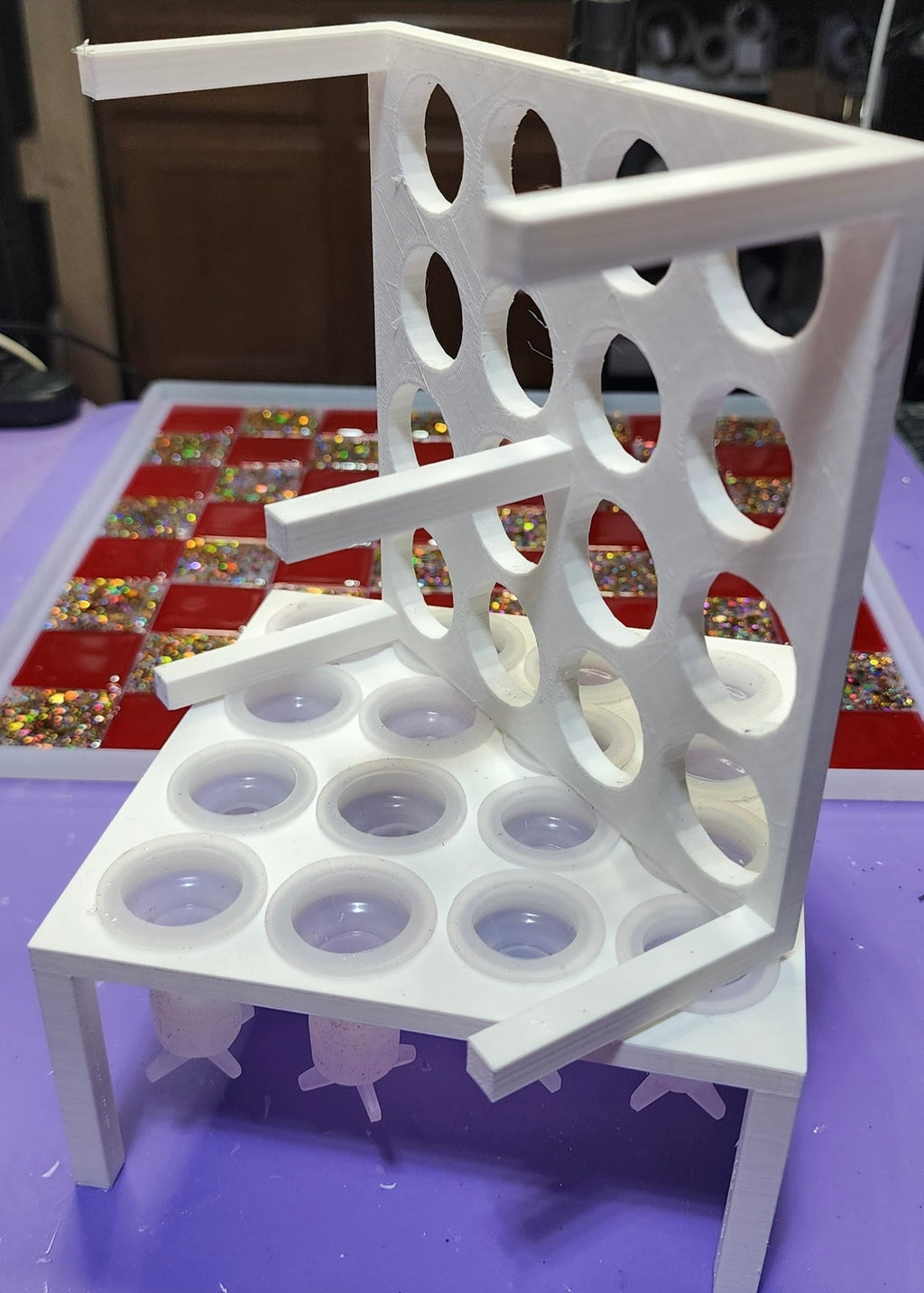Chess Pieces Mold Holder
