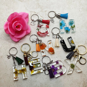 Floral Themed Keychains